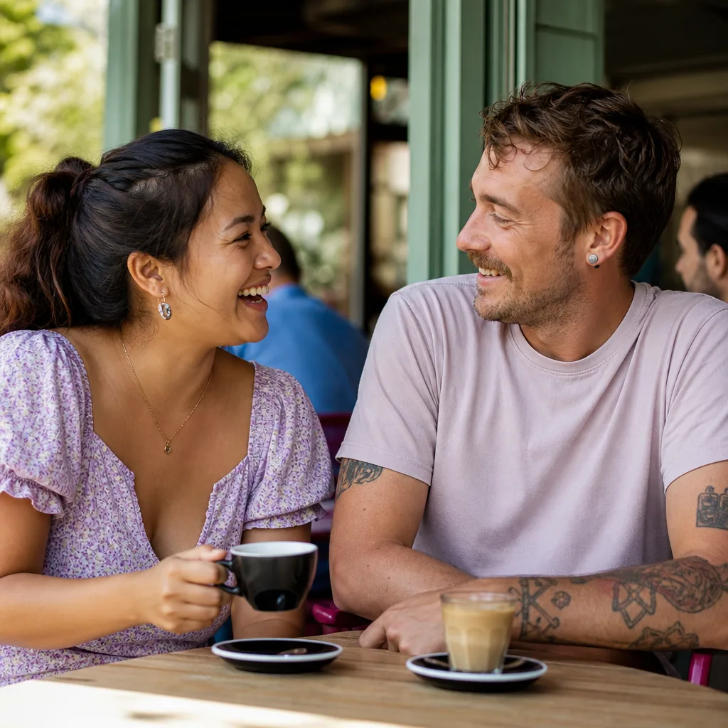 Adelaide singles walking beside the River Torrens